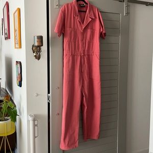 Big Bud Press Short Sleeve Raspberry Jumpsuit